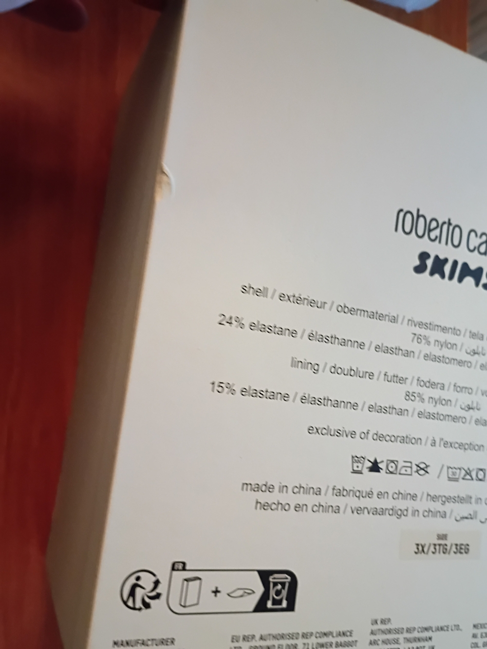 Skims Collab With Roberto Cavalli, NWT & Box, Wrap Jumosuit - Picture 14 of 14